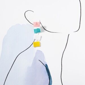 NWT Anthropologie x Casa Clara Rosie Earrings